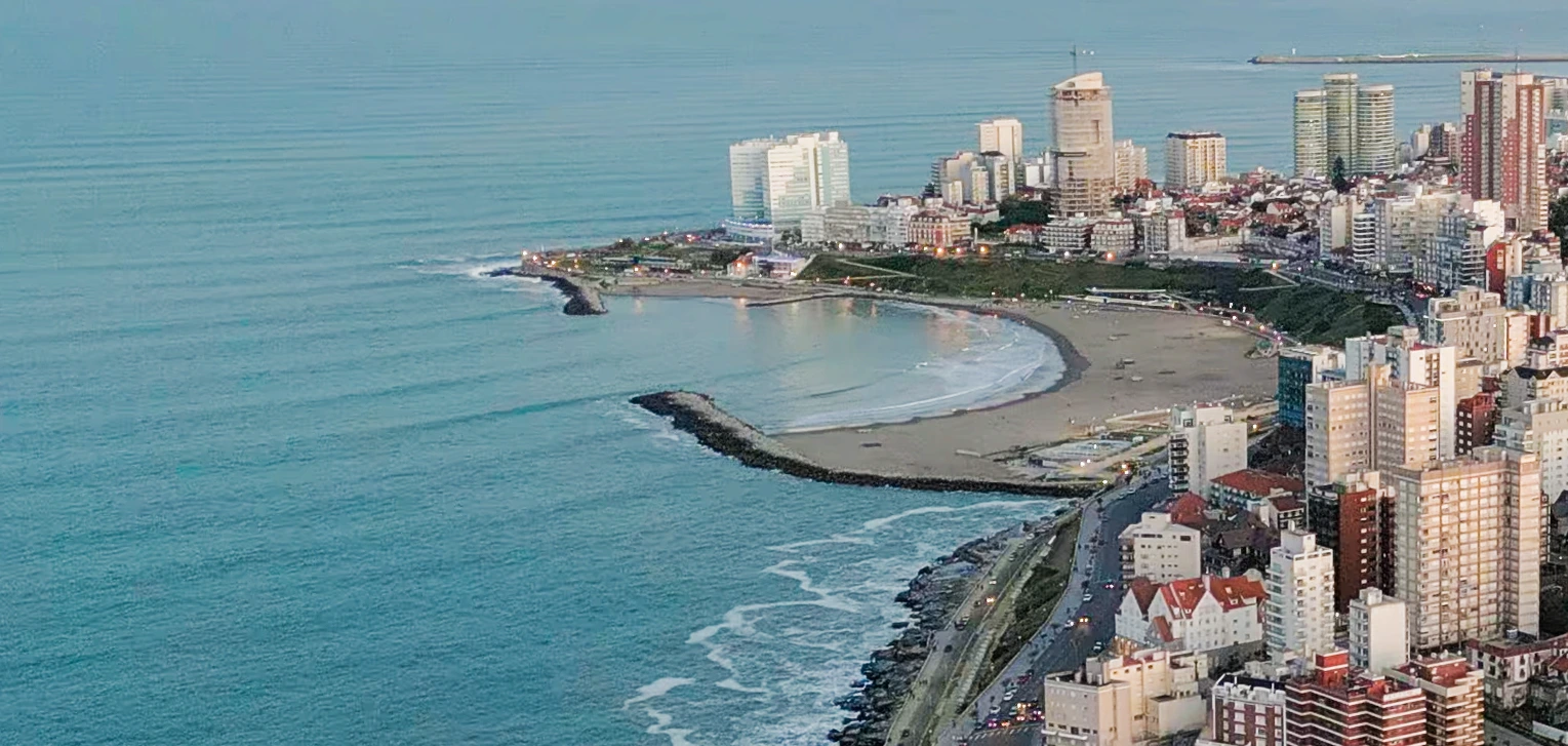 Mar del Plata vista aérea